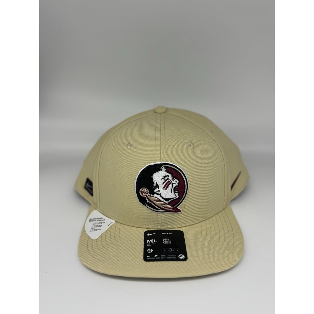 Florida State Seminoles Nike Logo Pro Structured Adjustable Snapback Hat - Gold